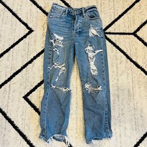 Hollister 1xs size 1 wide leg jeans